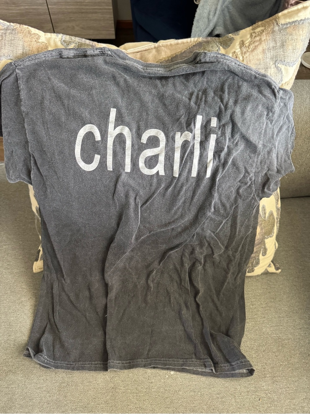 Charli XCX Brat Gray Graphic Tee